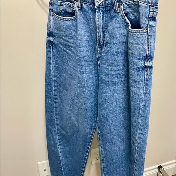 Kensie Light Blue Barrel Leg Jeans - Picture 6 of 6